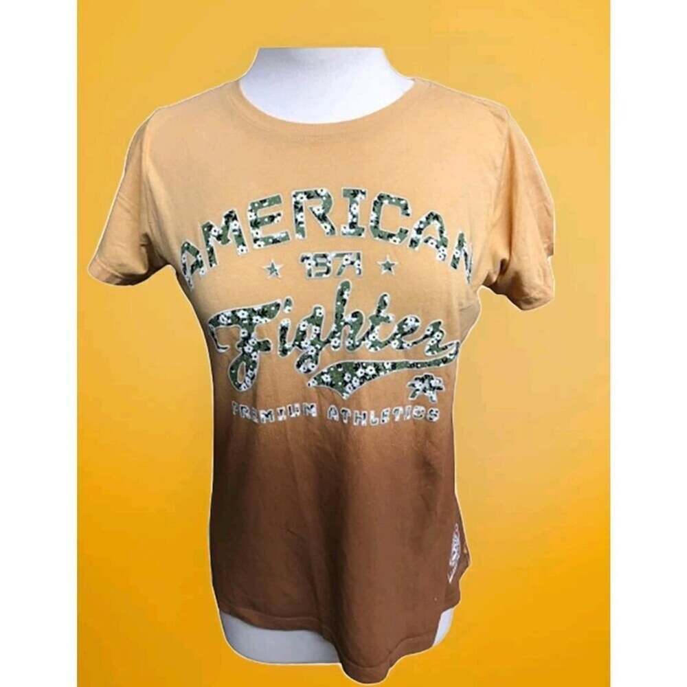 American Fighter Womens Dailey Tee XS Excellent NWT MMA A126 Biker Premium